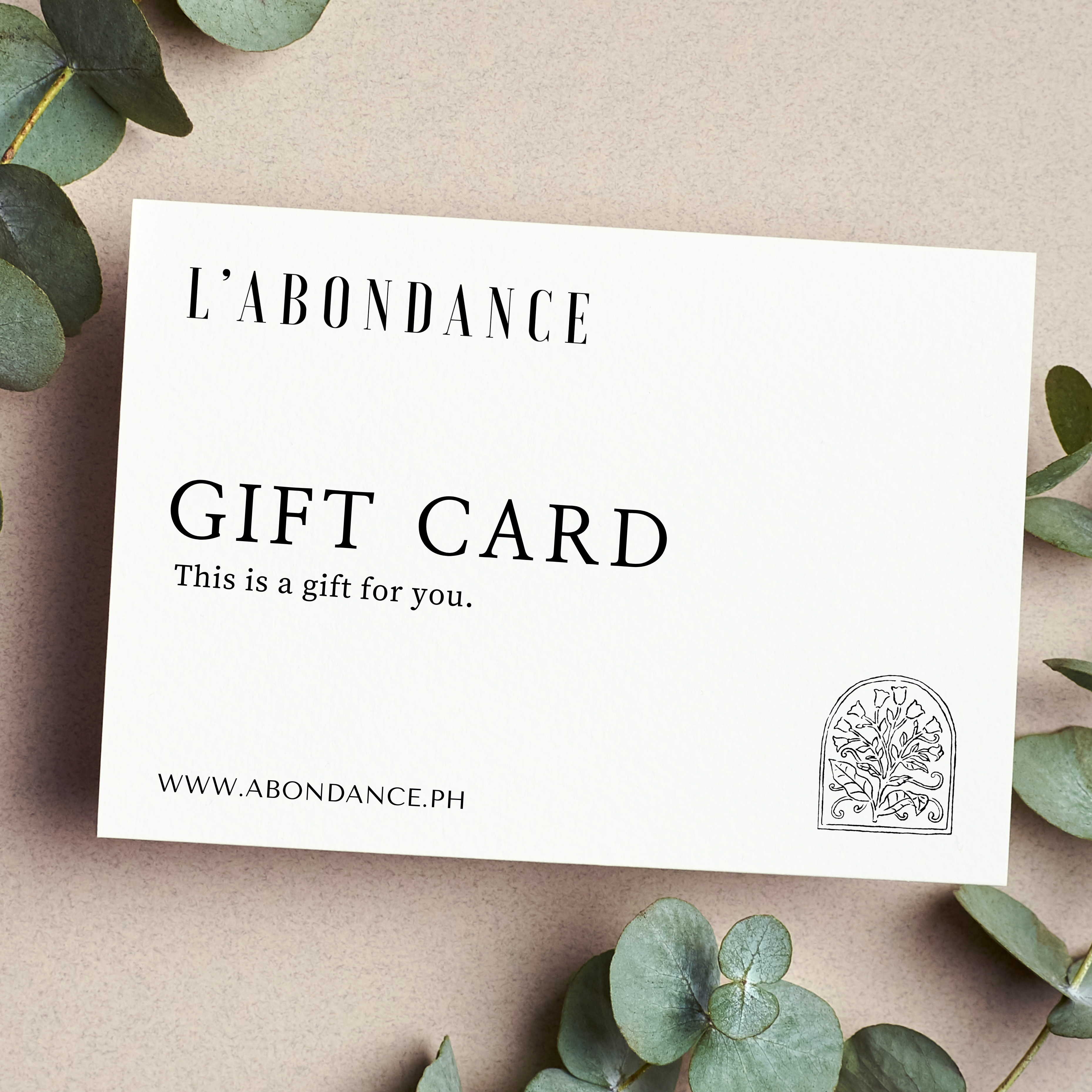 L'Abondance Gift Card