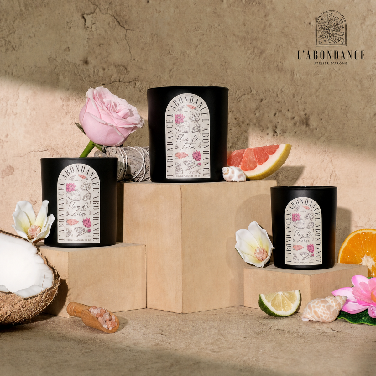 Fleur de Lotus • Scented Candle • Made-To-Order